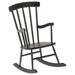 Maileg Rocking Chair, Mini - Anthracite
