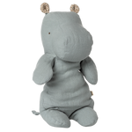 Maileg Safari Friends, Medium Hippo - Blue Grey *Due April*