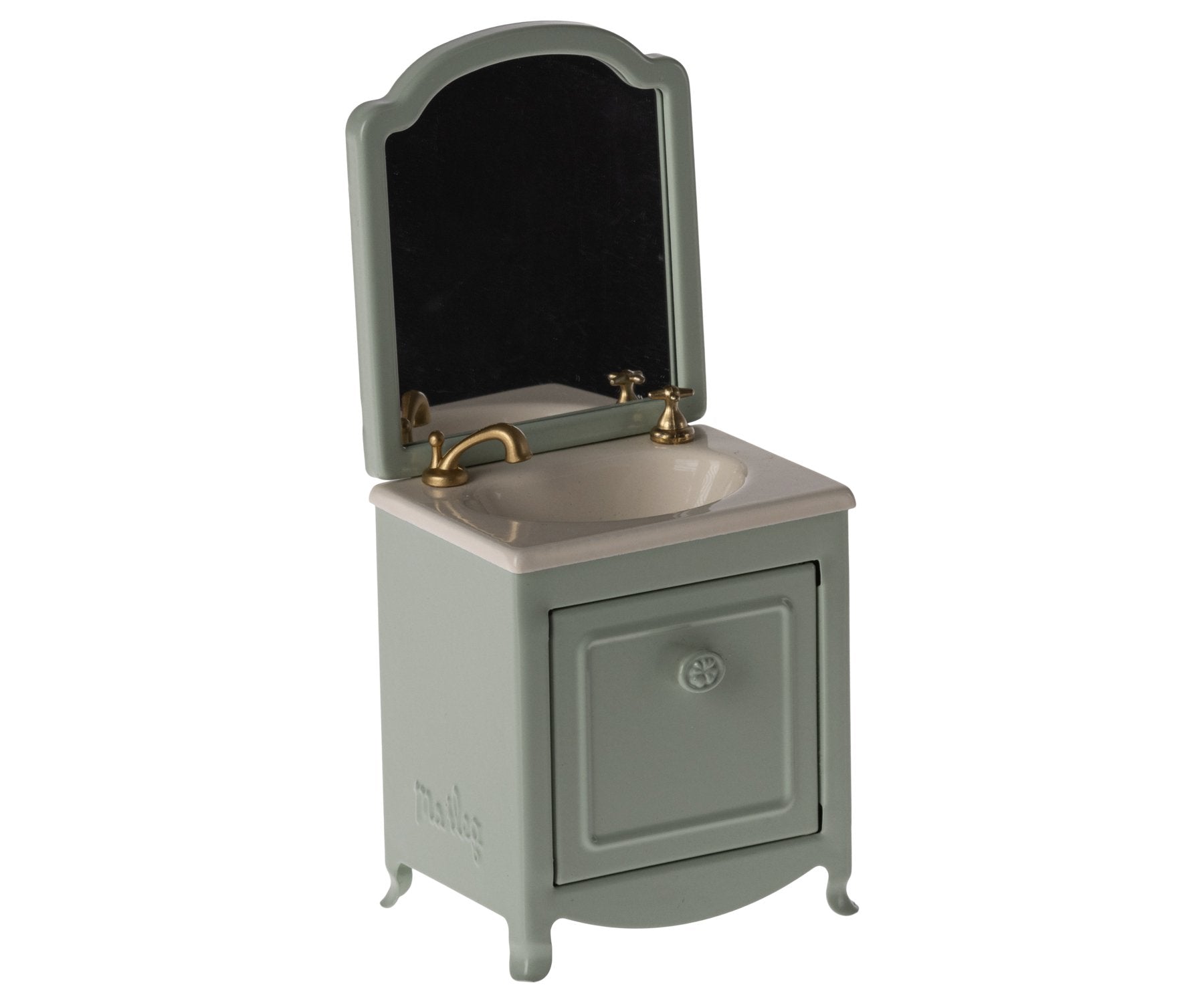 Maileg Sink Dresser, Mouse - Mint