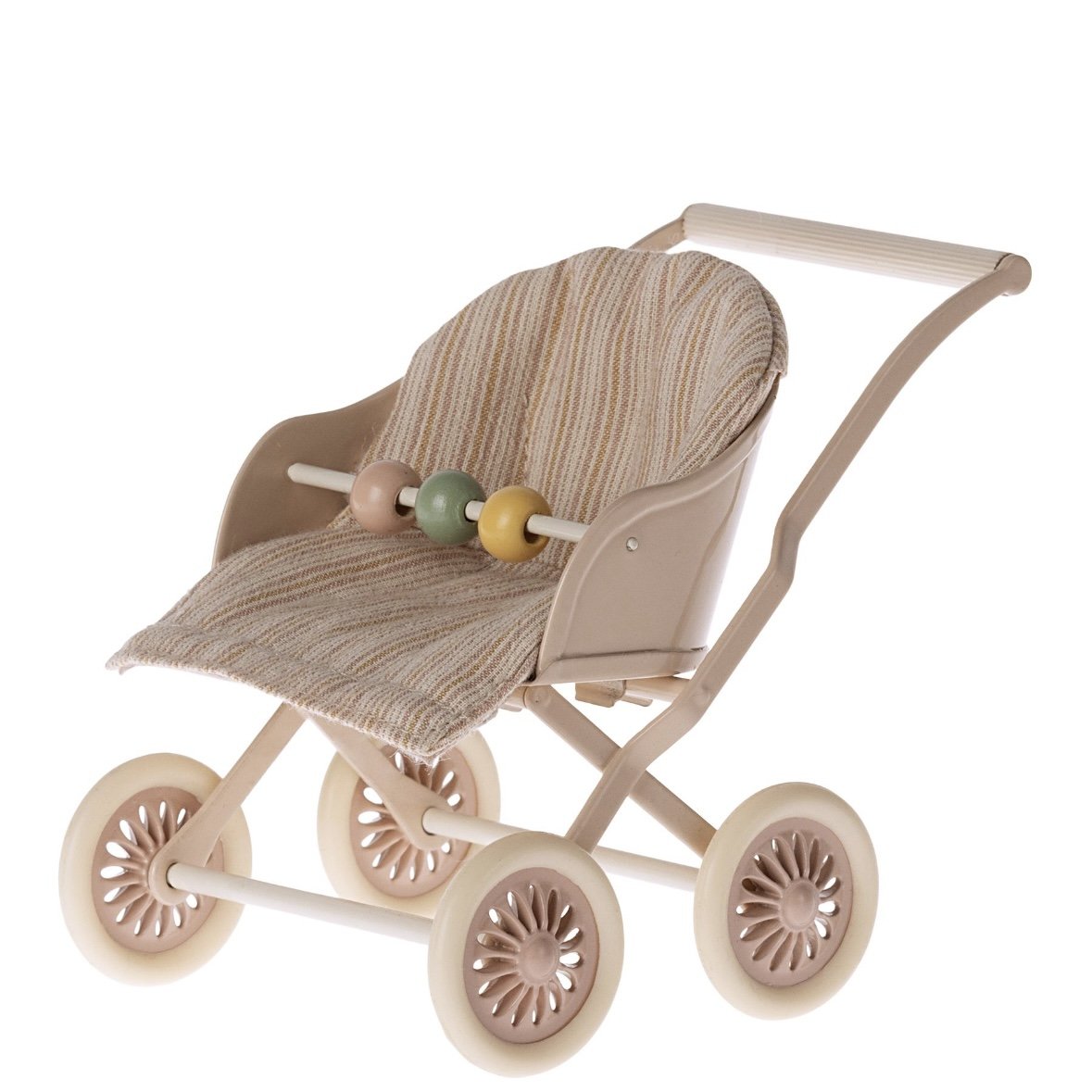 Maileg Stroller, Baby Mouse - Rose