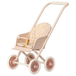 Maileg Stroller, Micro - Powder with Yellow Spots