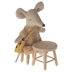 Maileg Table and Stool Set, Mouse with Mouse