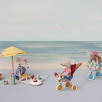Maileg Tricycle Basket, Mouse at the beach