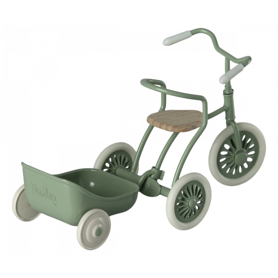Maileg Abri à Tricycle, Mouse - Green