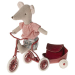 Maileg Tricycle Mouse, Big Sister - Red
