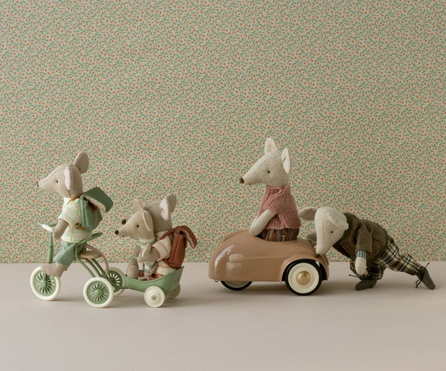 Maileg Tricycle Mouse, Big Brother - Green