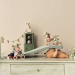 Maileg Tricycle Hanger, Mouse - Coral