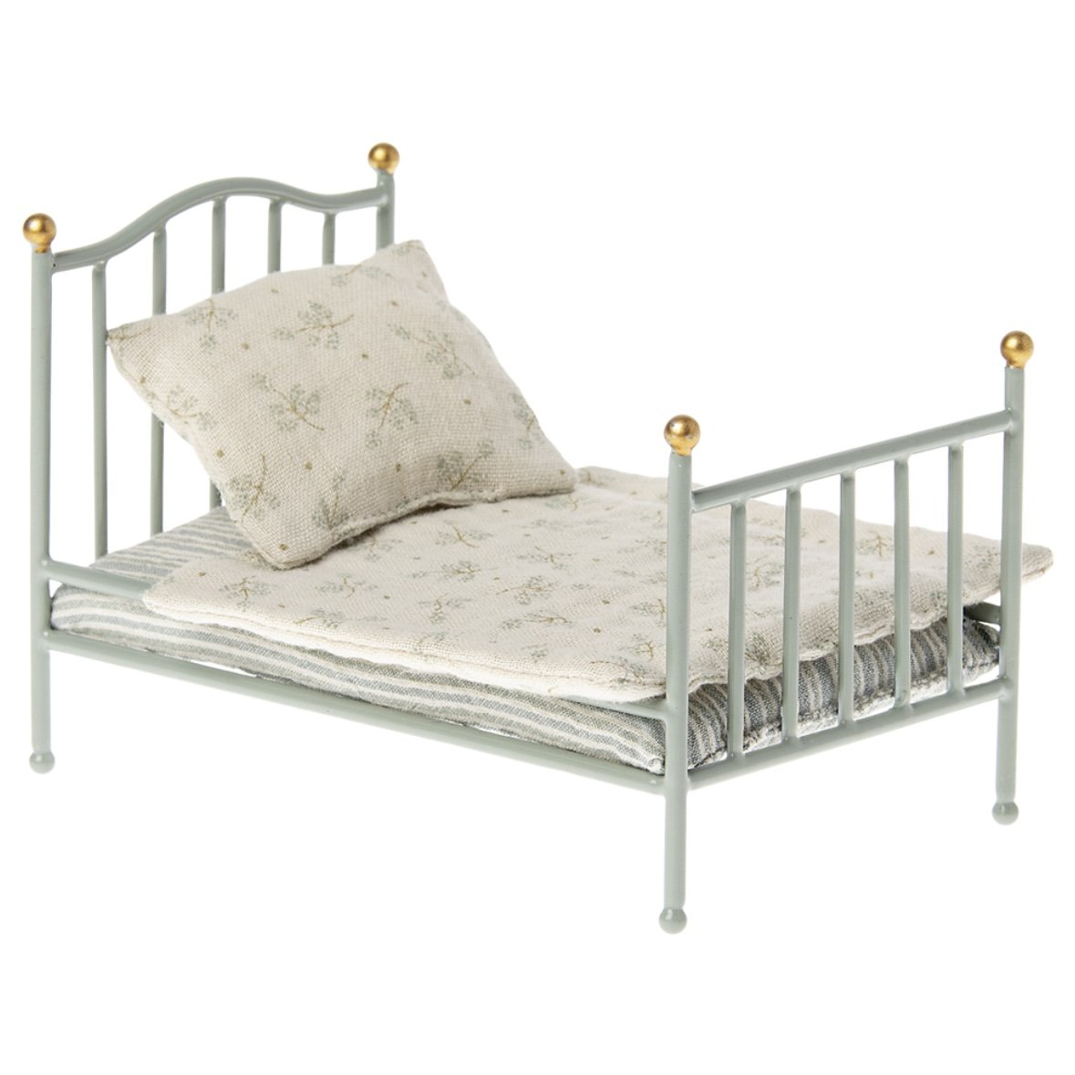 Maileg Vintage Bed, Mouse - Mint