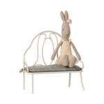 Maileg Vintage Bench, Miniature - Off White *Due June*