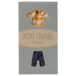 Maileg Yellow Checked Shirt & Pants, Dad Mouse