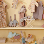 Maileg Miniature Iron and Ironing Board with bunnies and rabbits