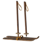 Maileg Ski and Ski Poles, Mum & Dad Mouse