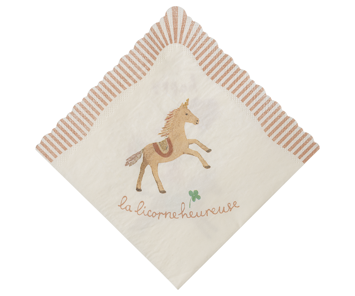 Napkin, Happy Birthday - Unicorn *Due June*