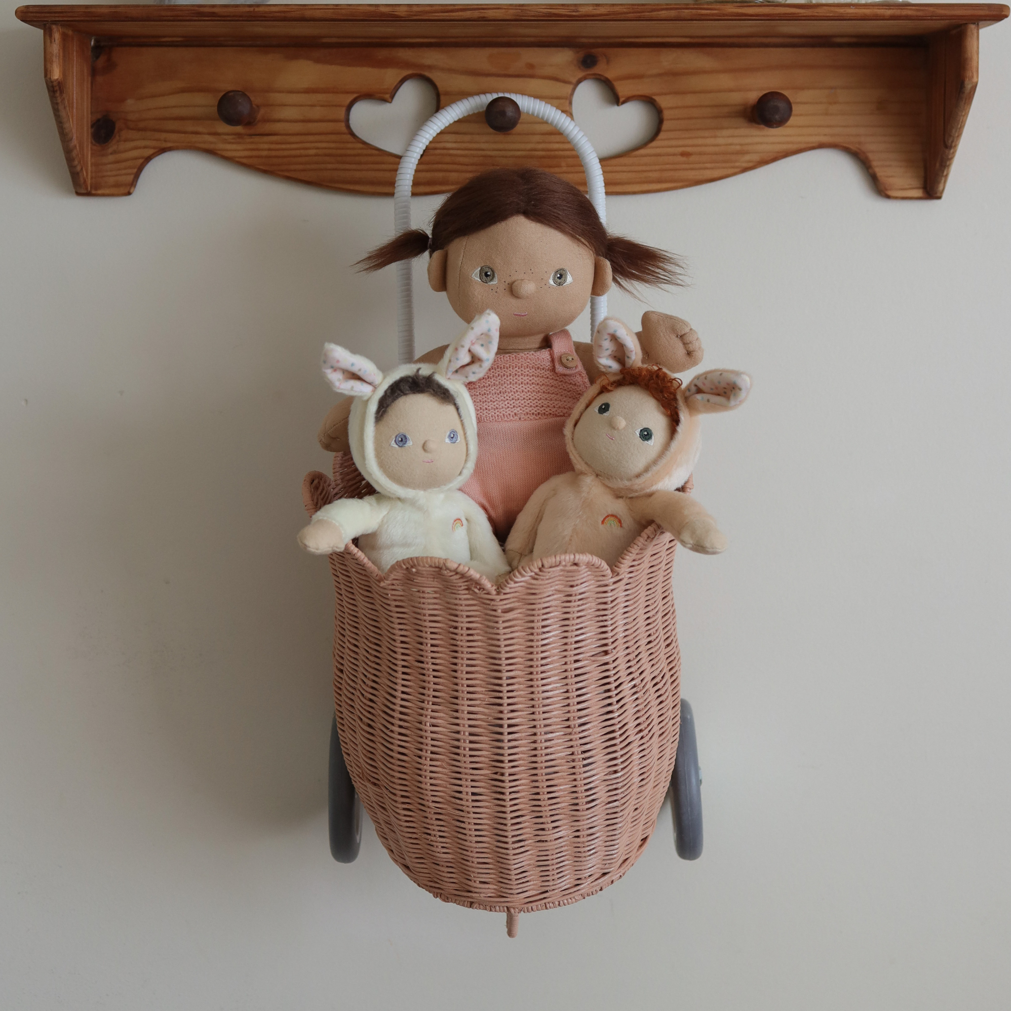 Olli Ella Dinky Dinkum Fluffle Family - Bubba Bunny