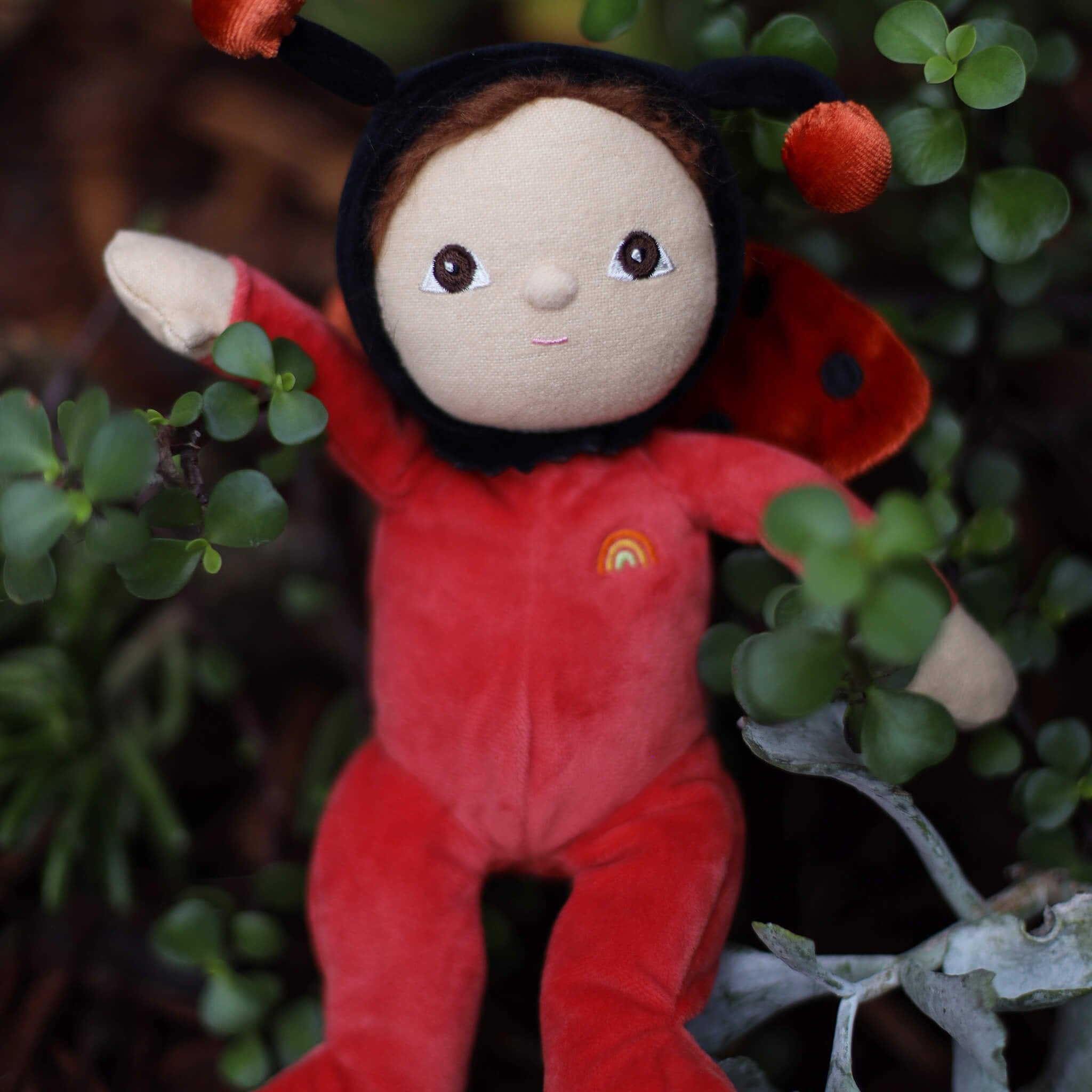 Olli Ella Dinky Dinkum Backyard Buddies - Lola Ladybug *Restock Coming Soon*