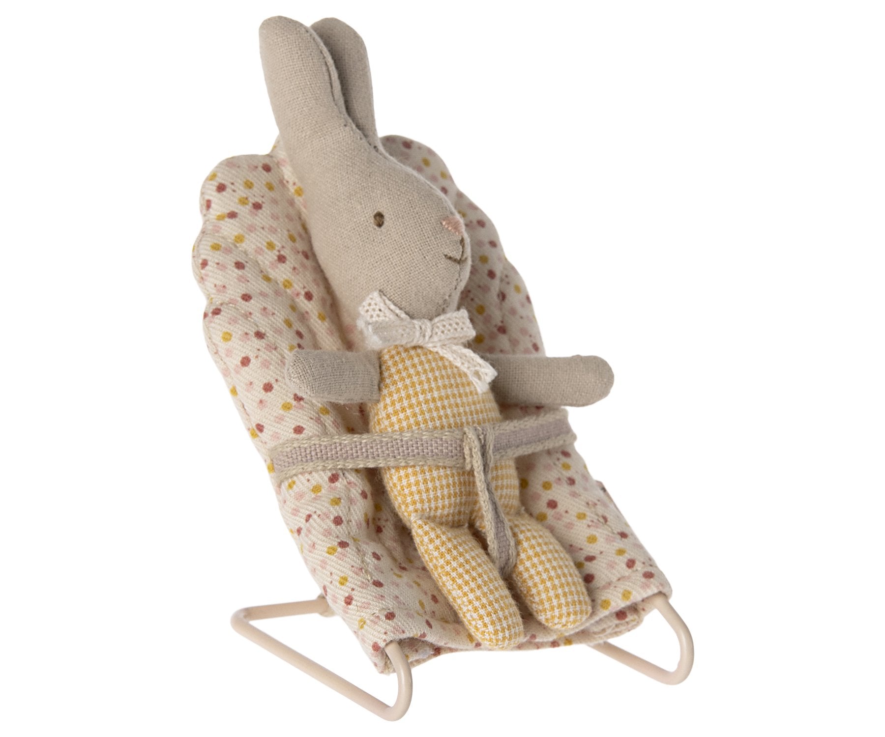 Maileg Rabbit, MY - Yellow Check