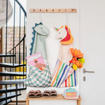 Toto Dino Bag with Unicorn bag on hooks