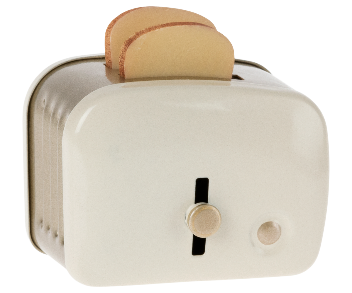 Maileg Miniature Toaster with Bread - Off White