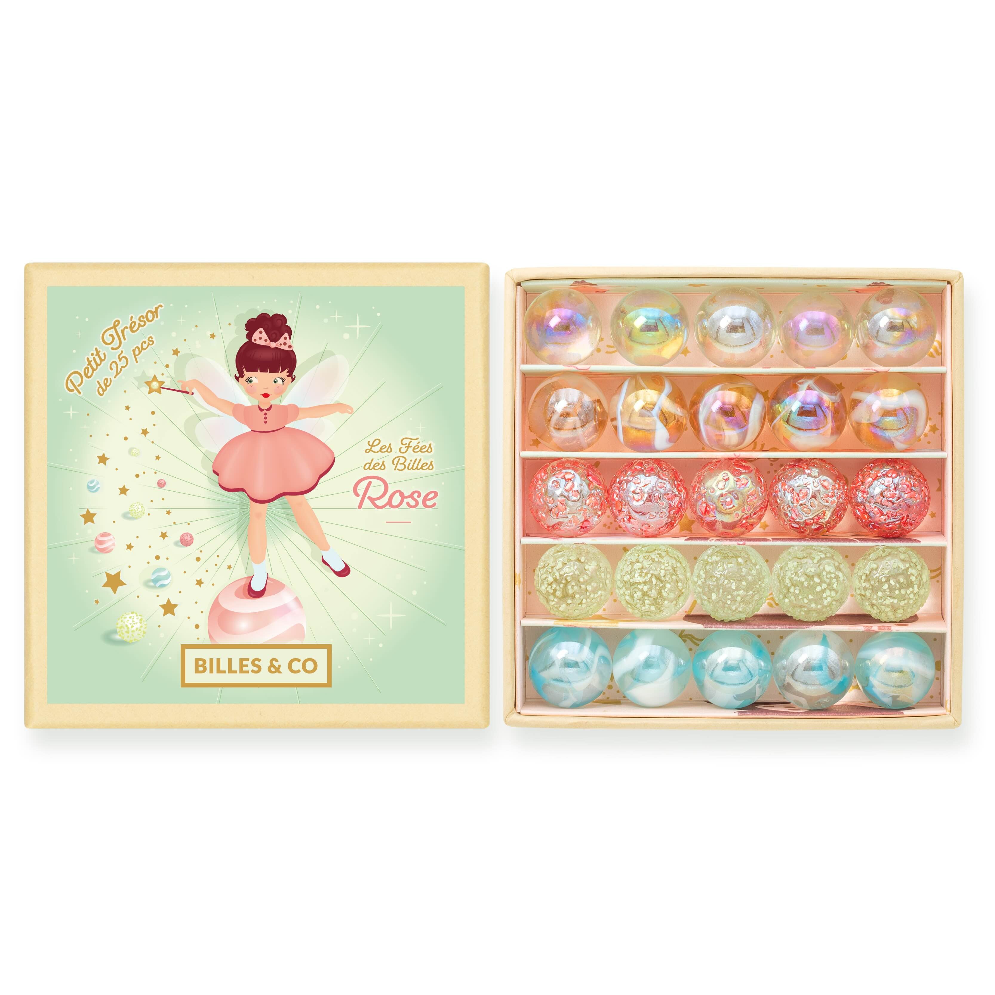 Billes & Co fairy themed marble set