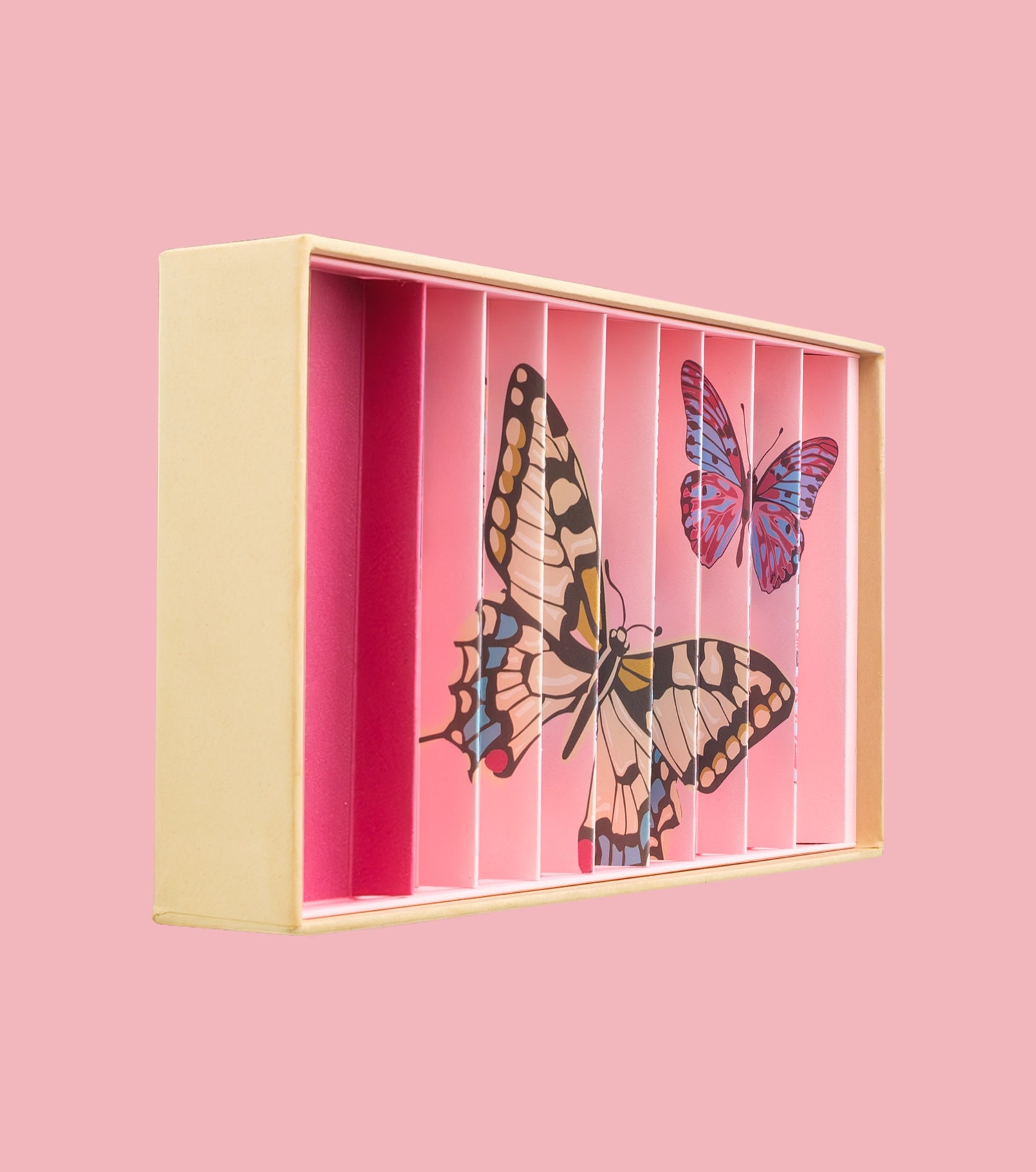 Billes & Co butterfly designed box to display marbles