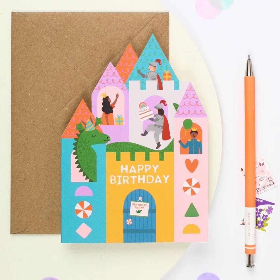Mifkins Castle Birthday Card