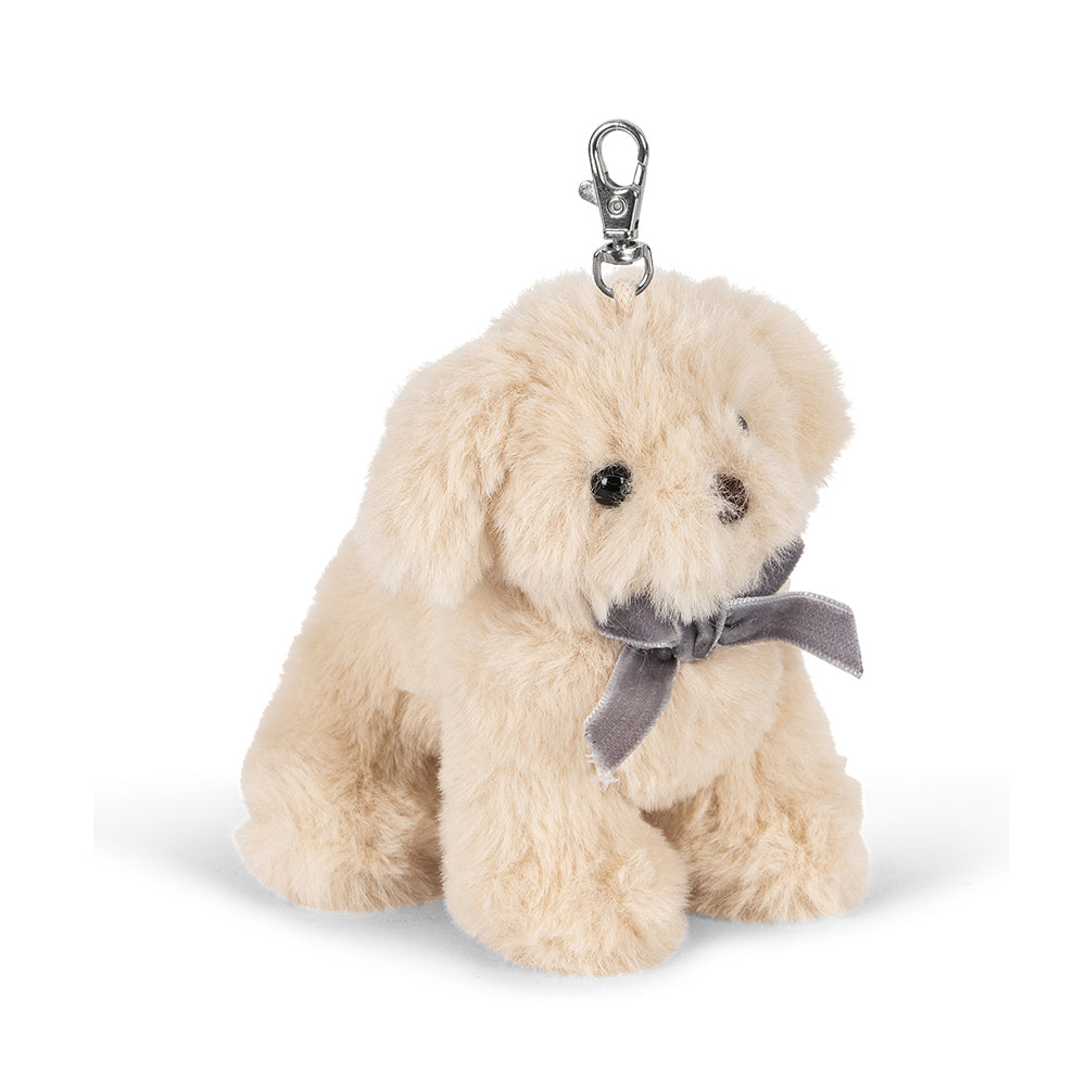 Konges Slojd Beige Puppy Animal Bag Charm