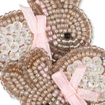 Konges Slojd Bunny Beaded Hair Clip