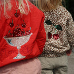 Konges Slojd Juno Printed Sequin Bomber Jacket Leo