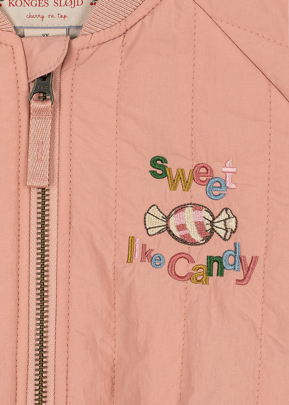 Konges Slojd Juno Bomber Jacket Sweet Like Candy detail