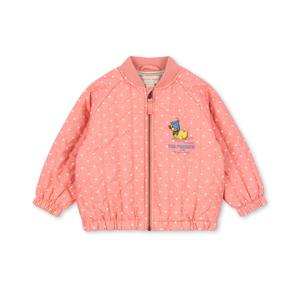 Juno Printed Bomber Jacket - Duckling - Little Wrens Nest