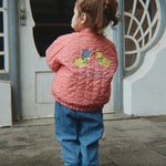 Juno Printed Bomber Jacket - Duckling - Little Wrens Nest
