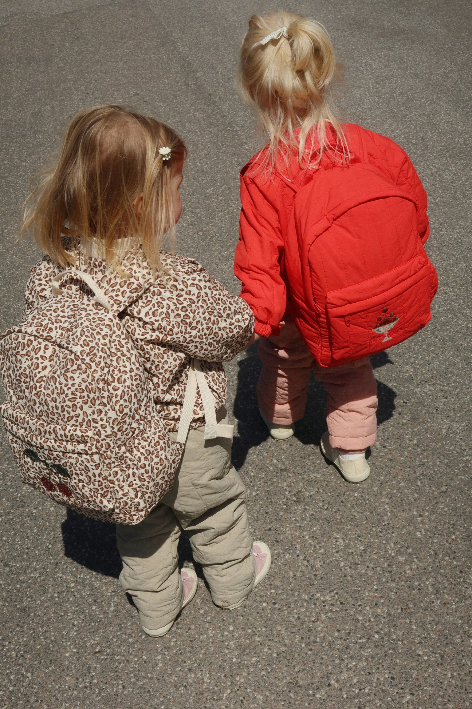 Konges Slojd Juno Printed Sequin Bomber Jacket Leo and rucksack