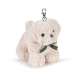 Konges Slojd Off White Puppy Animal Bag Charm