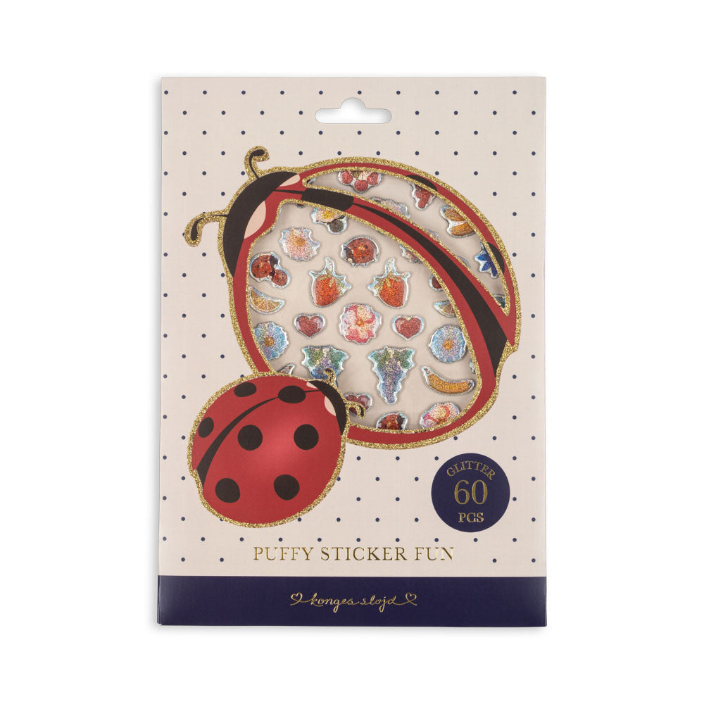 Konges Slojd Puffy Stickers Ladybird