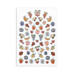 Konges Slojd Puffy Stickers Ladybird sheet
