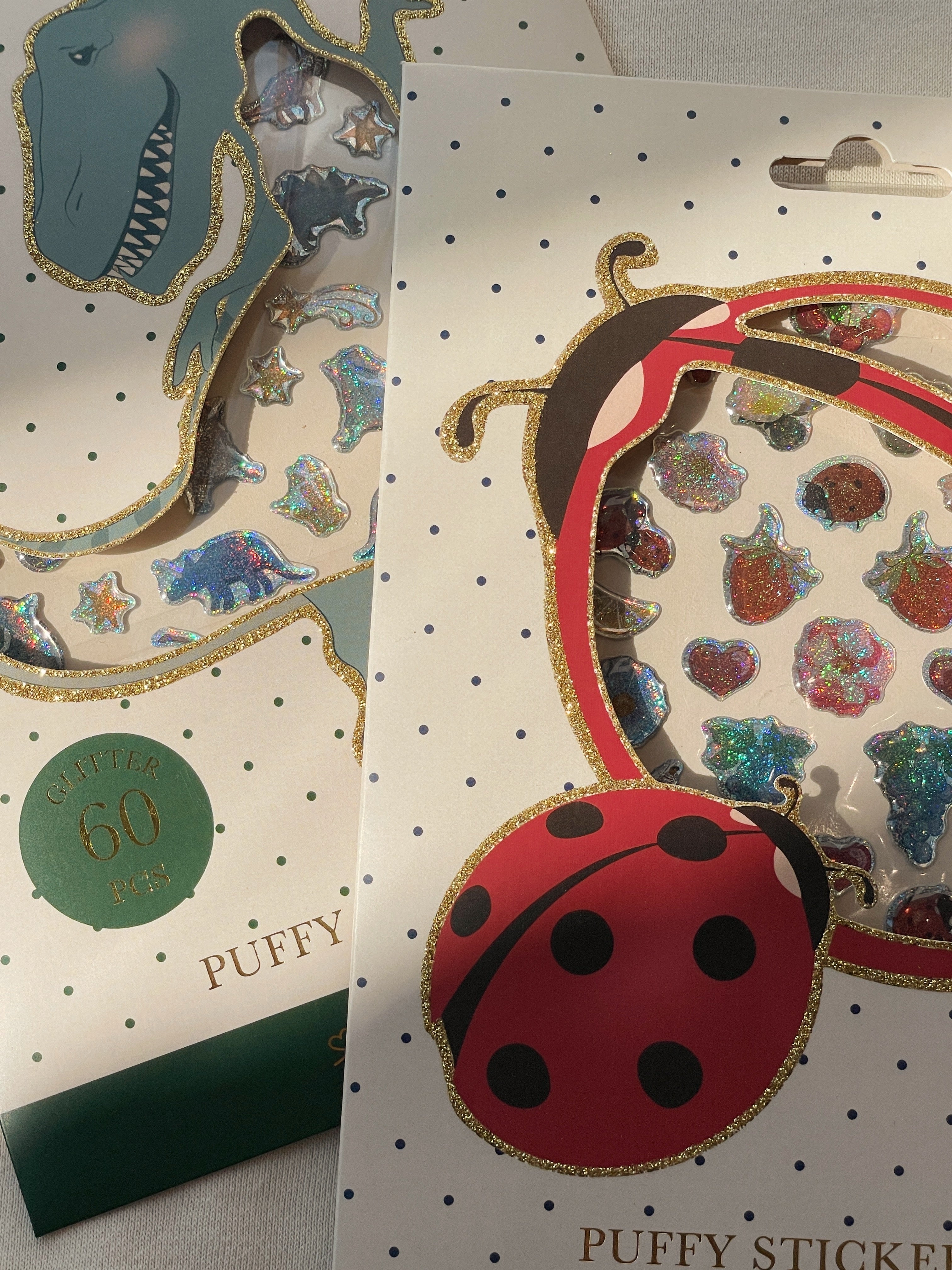 Konges Slojd Puffy Stickers Ladybird