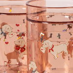 Konges Slojd Woof Letter Rose Glitter Cups detail