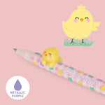 Legami Hoppy Easter Lovely Friends Gel Pens purple