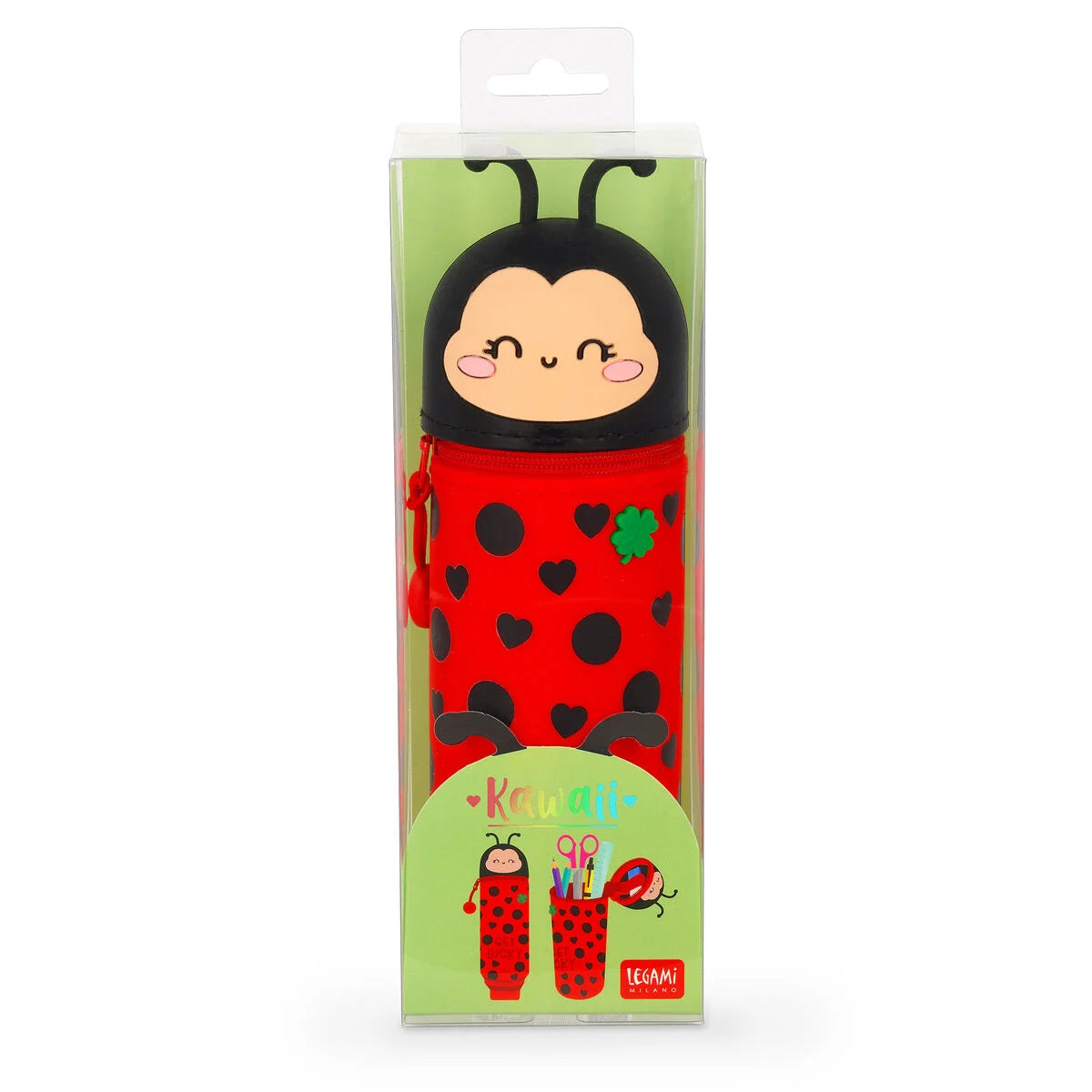 Legami Silicone Pencil Case Ladybug box