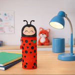 Legami Silicone Pencil Case Ladybug desk
