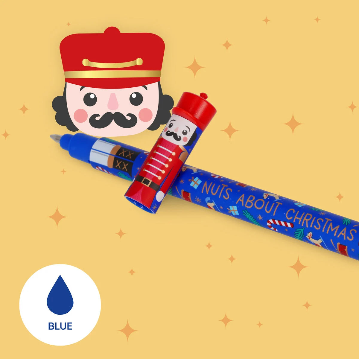 Legami Set Of 3 Erasable Pens The Nutcracker Blue