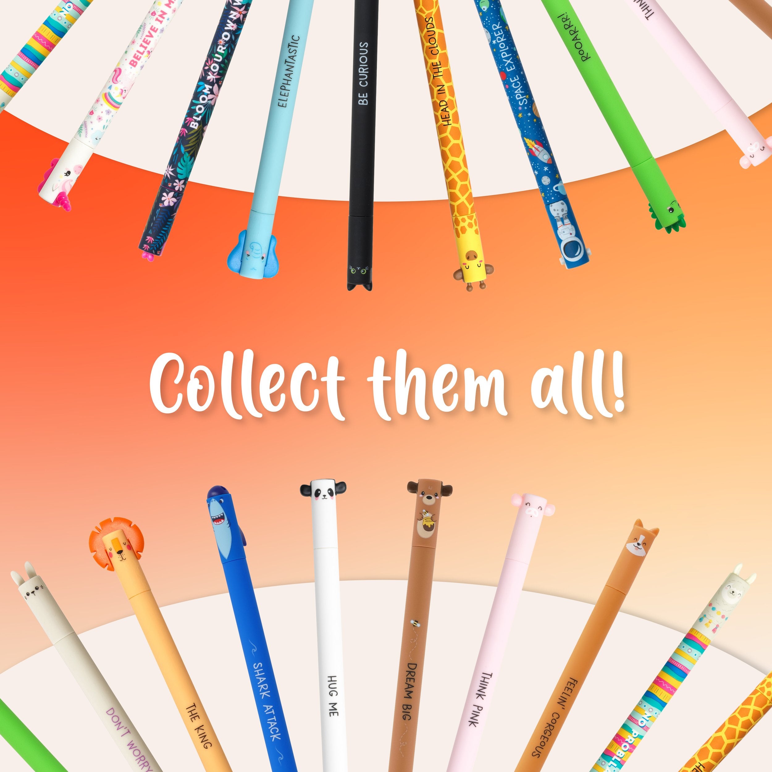Legami Bear Erasable Gel Pen - Dream Big