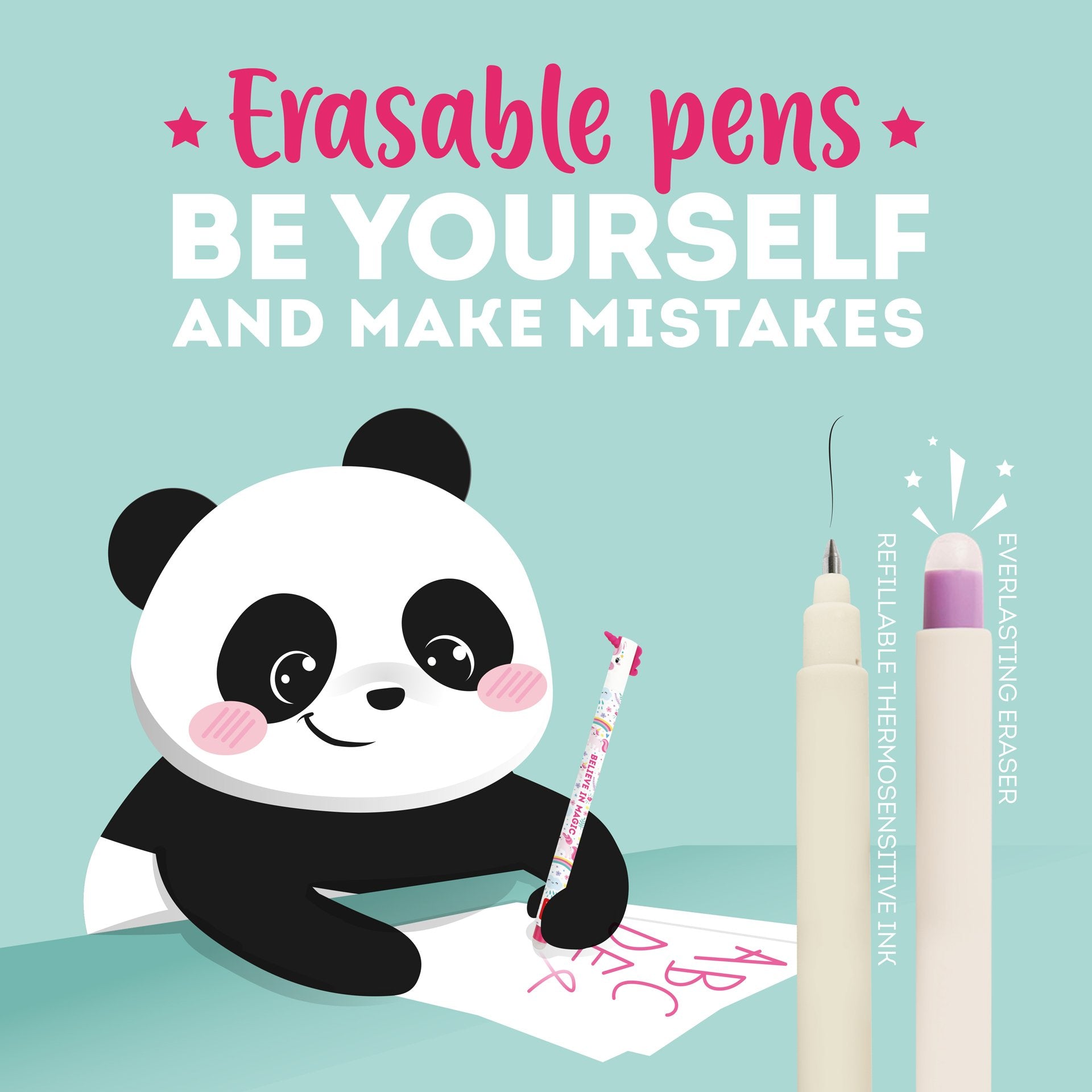 Legami Bear Erasable Gel Pen - Dream Big