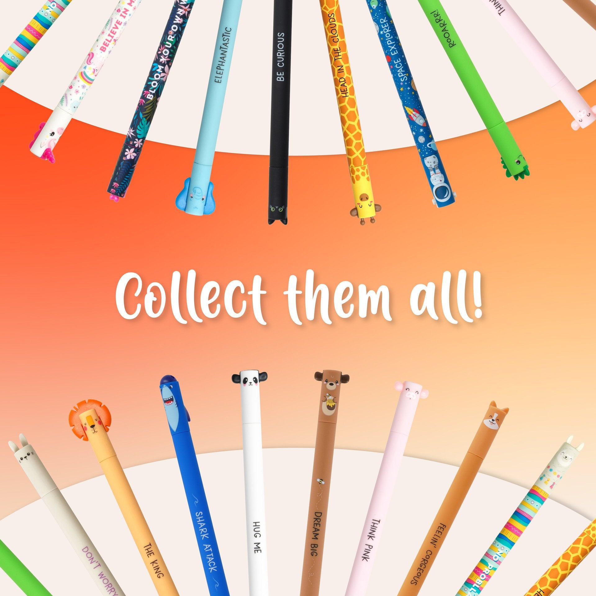 Legami Elephant Erasable Gel Pen - Elephantastic!