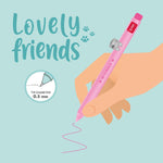 Legami Kitty Lovely Friends Gel Pen Be Curious