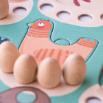 Londji Family Game Cluck Cluck The Fox eggs