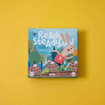 Londji board game box titled 'Ready Steady, Go!' on a yellow background