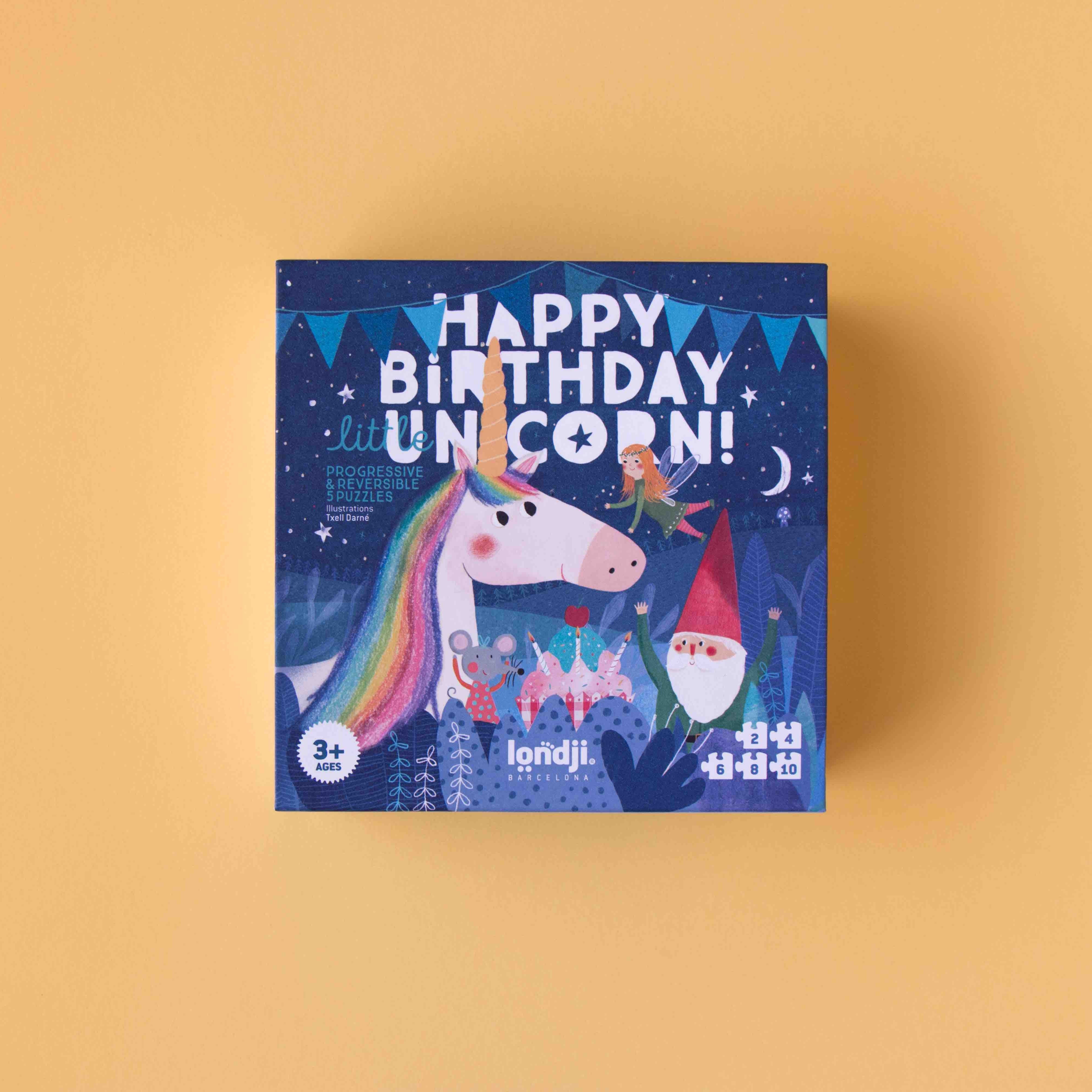 Londji Happy Birthday Unicorn puzzle