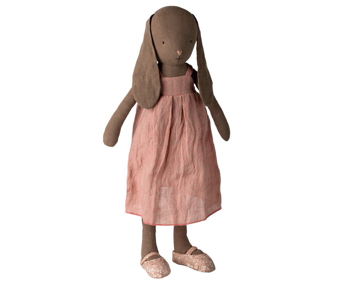 Maileg Bunny Size 4 Brown Dress and Shoes