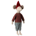 Maileg Christmas Mouse Maxi Boy standing